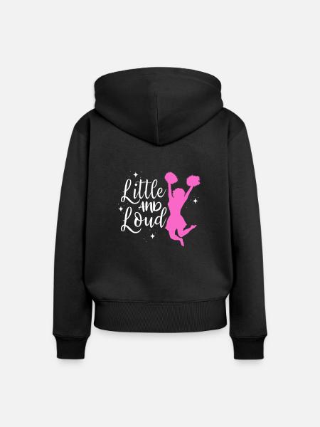 Cheerleader - Frauen Premium Bio Zip Hoodie - Schwarz
