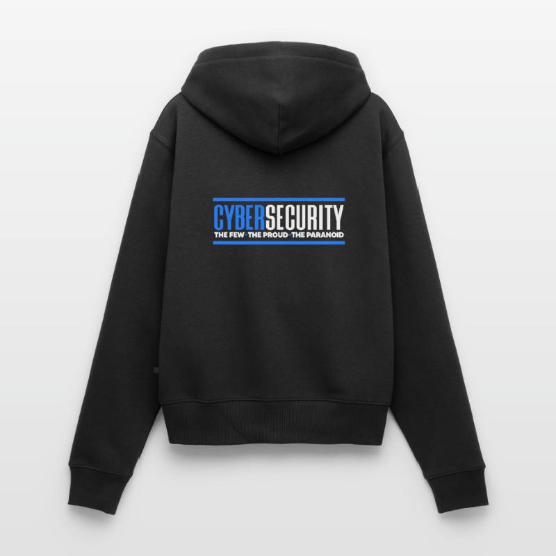 Hacker Coder Computer Hacking Cadeau Sweat à capuche zippé Premium bio Femme