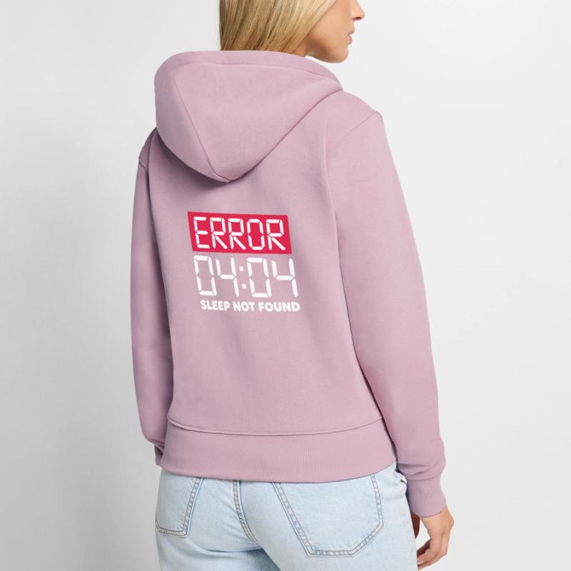 Hacker Coder Computer Hacking Cadeau Sweat à capuche zippé Premium bio Femme