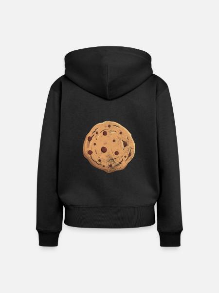 Schokolade - Frauen Premium Bio Zip Hoodie - Schwarz