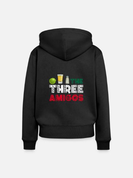 Tequila - Frauen Premium Bio Zip Hoodie - Schwarz
