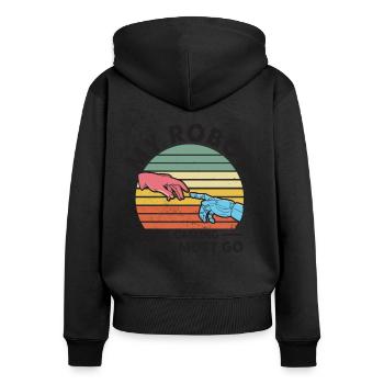 Engineer Teacher Robotics Technology Gift - Women's Premium Organic Zip Hoodie - black - Back - Julia (174cm)