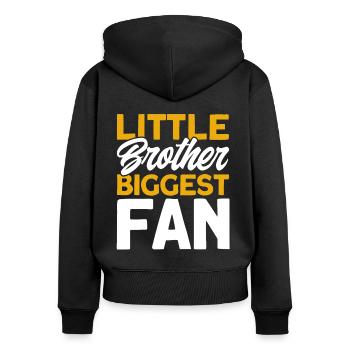 Mannschaftssport Feldhockey Feldhockey Spieler Ges - Frauen Premium Bio Zip Hoodie - Schwarz - Hinten - Julia (174cm)