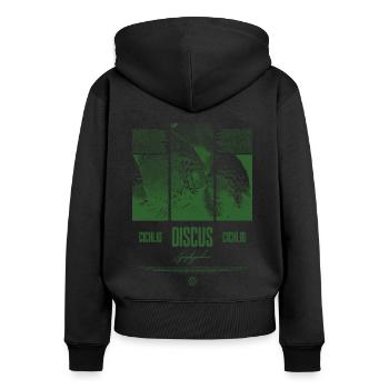 Discus Fish Cichlid Aquarium Fish Keeper - Women's Premium Organic Zip Hoodie - black - Back - Julia (174cm)