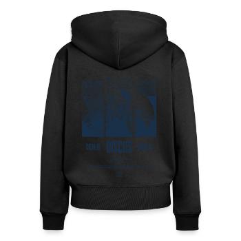 Discus Fish Cichlid Aquarium Fish Keeper - Women's Premium Organic Zip Hoodie - black - Back - Julia (174cm)