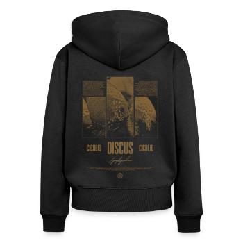Discus Fish Cichlid Aquarium Fish Keeper - Women's Premium Organic Zip Hoodie - black - Back - Julia (174cm)