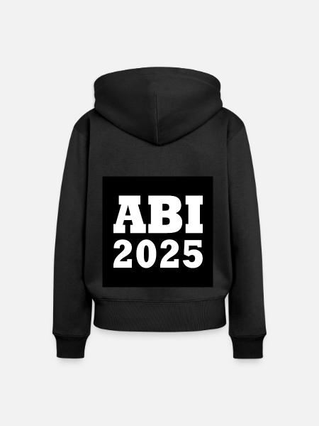 Abi 2025 - Frauen Premium Bio Zip Hoodie - Schwarz
