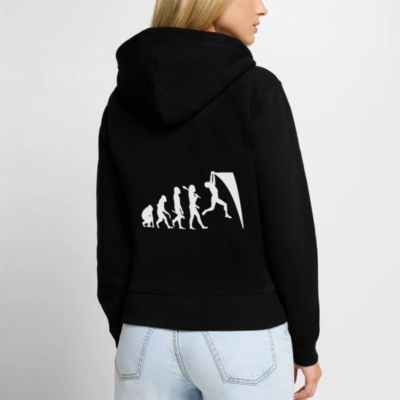 Ninja Warrior Evolution Frauen Premium Bio Zip Hoodie