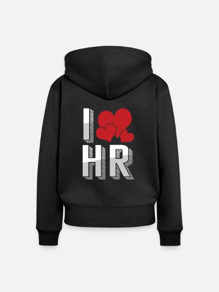 Human Resource Manager Mitarbeitermanagement - Frauen Premium Bio Zip Hoodie - Schwarz