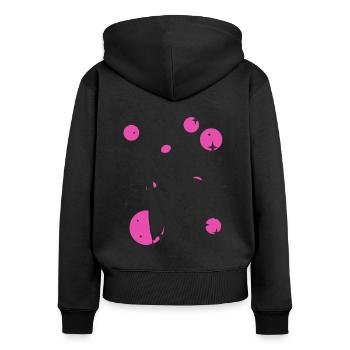 Aerial Yoga Dancer - Aerial Silk - Women's Premium Organic Zip Hoodie - black - Back - Julia (174cm)