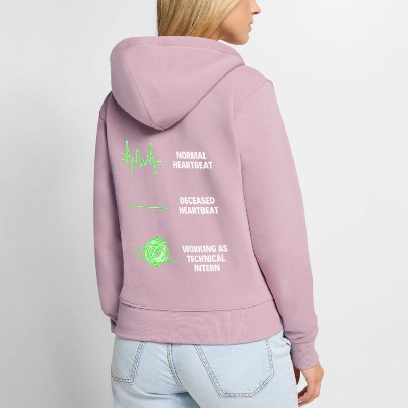 Technical Intern Worker Funny Technical Intern Women's Premium Organic Zip Hoodie