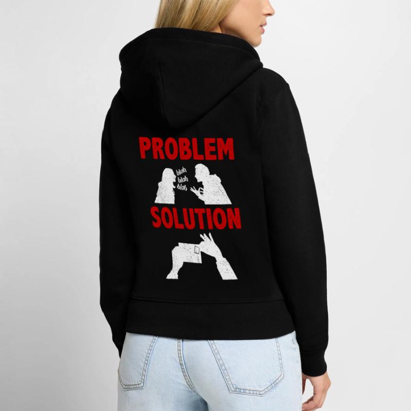 Postcrossing Postman PostcardsProblem Solution Women's Premium Organic Zip Hoodie