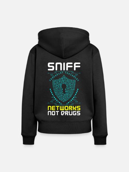 Cybersicherheit Hacking IT - Frauen Premium Bio Zip Hoodie - Schwarz