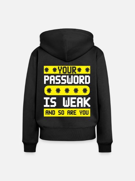 Cybersicherheit Hacking IT - Frauen Premium Bio Zip Hoodie - Schwarz