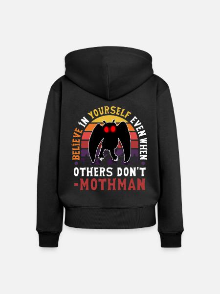 Kryptide Kryptozoologie - Frauen Premium Bio Zip Hoodie - Schwarz