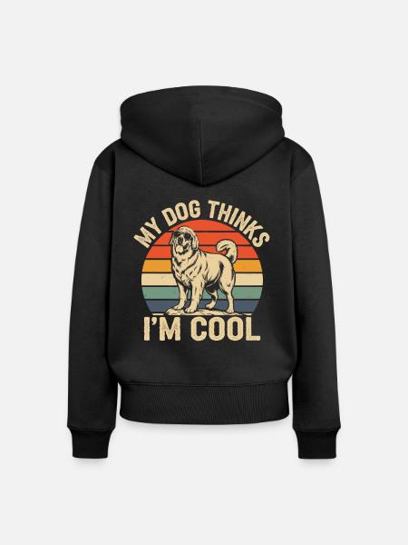 Maremmen-abruzzen-schäferhund Maremmano - Frauen Premium Bio Zip Hoodie - Schwarz