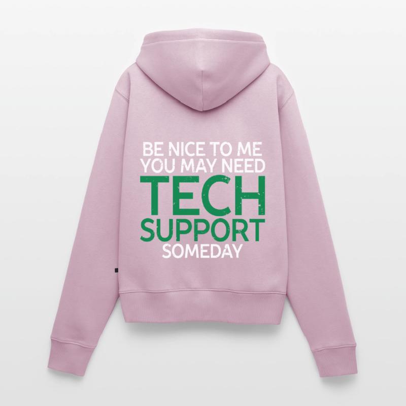programmierer, evolution, computer, nerd Frauen Premium Bio Zip Hoodie