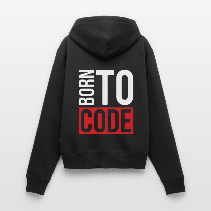 Programmierer Coder Software Entwickler Frauen Premium Bio Zip Hoodie