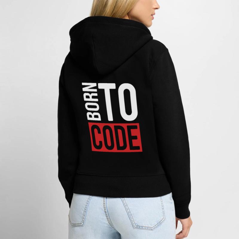 Programmer Coder Software Developer Women's Premium Organic Zip Hoodie