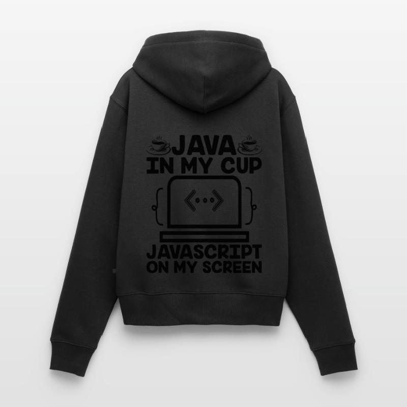 Kaffee-Codierung Programmierer Programmierer Entwickler Nerd Coff Frauen Premium Bio Zip Hoodie