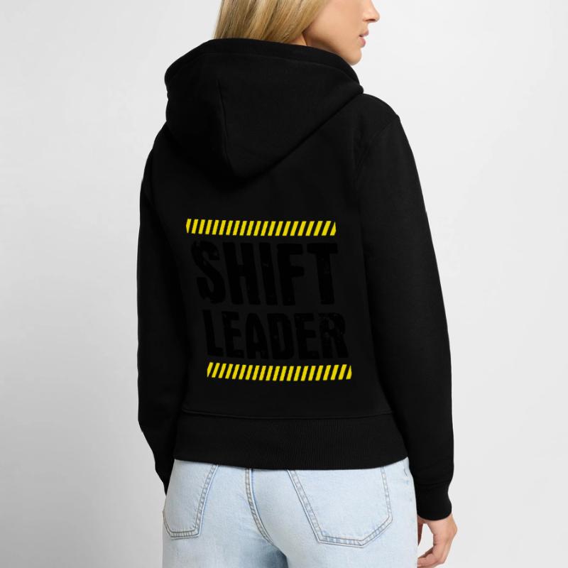 Shiftleader Shift Manager Women's Premium Organic Zip Hoodie
