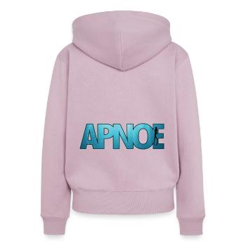Apnea Freediving Gift - Women's Premium Organic Zip Hoodie - dusky pink - Back - Julia (174cm)
