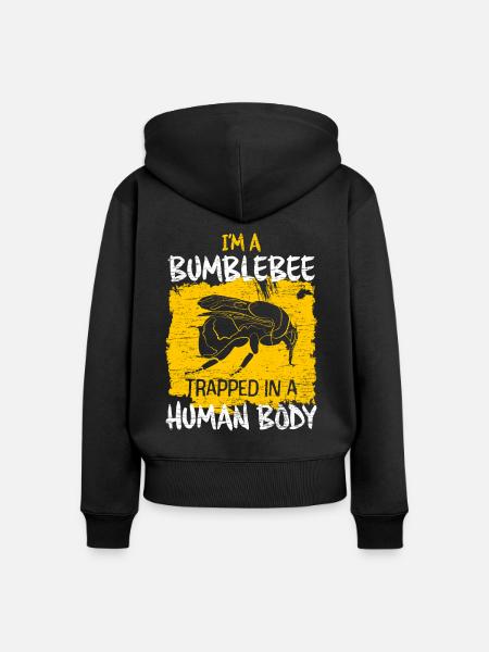 Hummel - Frauen Premium Bio Zip Hoodie - Schwarz
