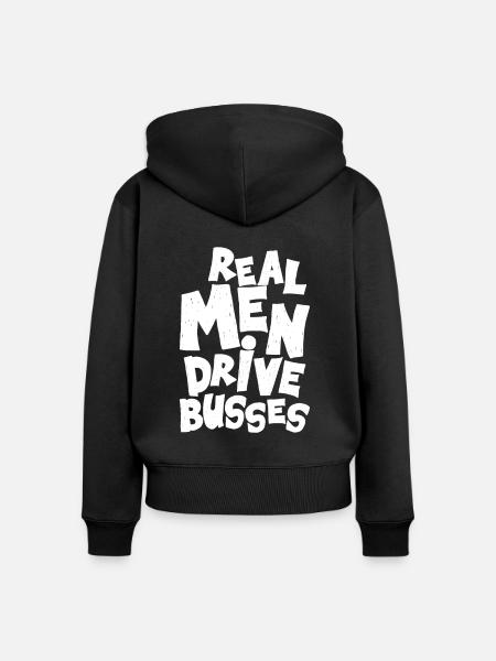Busfahrer - Frauen Premium Bio Zip Hoodie - Schwarz