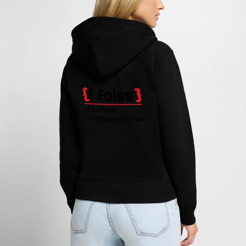 Programmer Programming Software Coding Encoder Women's Premium Organic Zip Hoodie