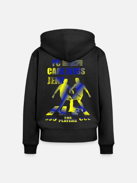 FC Carl Zeiss Jena - Frauen Premium Bio Zip Hoodie - Schwarz