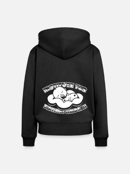 Hebamme Geburtshelfer - Frauen Premium Bio Zip Hoodie - Schwarz