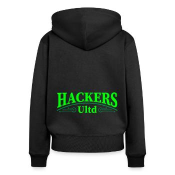 Programmer Coder Software Developer - Women's Premium Organic Zip Hoodie - black - Back - Julia (174cm)