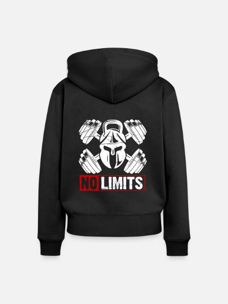 Fitnesstrainer - Frauen Premium Bio Zip Hoodie - Schwarz