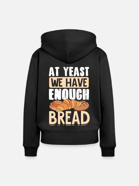Brotbacken Brotbackautomat - Frauen Premium Bio Zip Hoodie - Schwarz