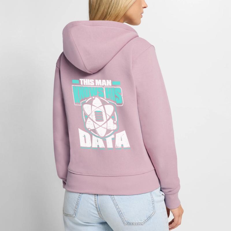 Big Data Science Engineer Scientist Analyst Frauen Premium Bio Zip Hoodie