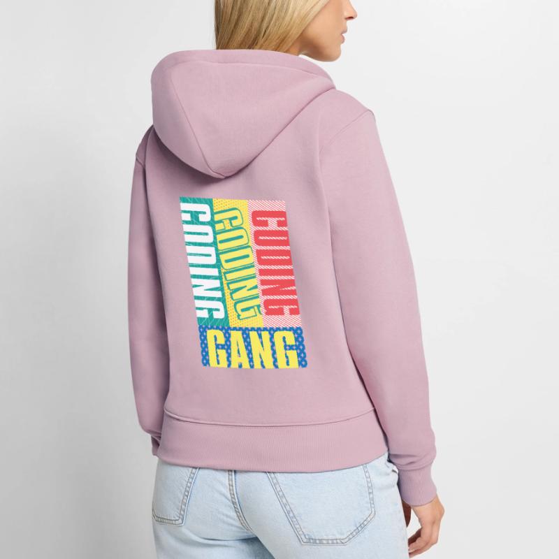 Programmierer Coder Software Entwickler Frauen Premium Bio Zip Hoodie