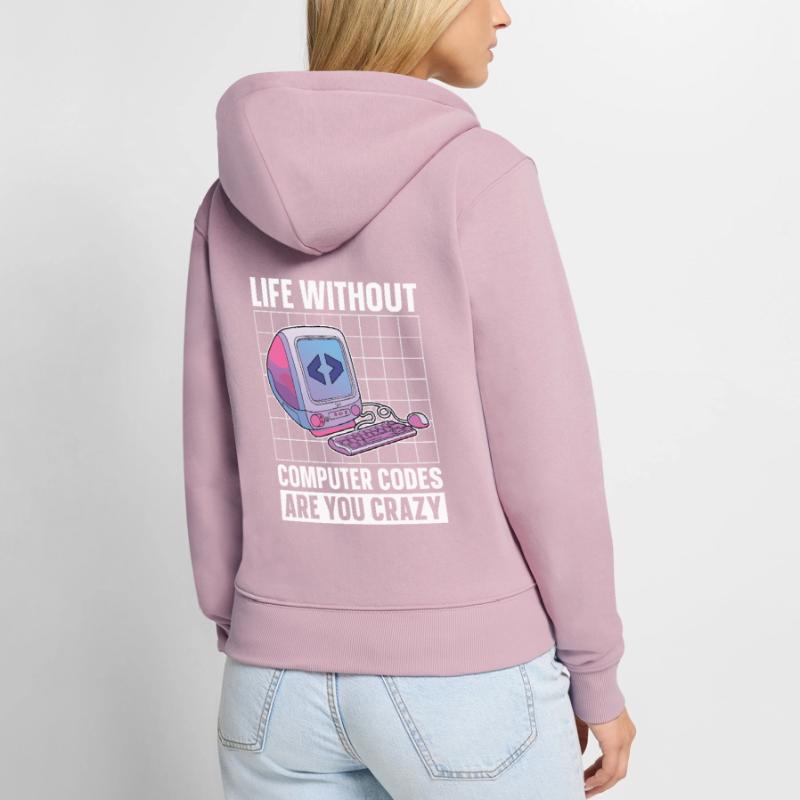 Programmer Coder Software Developer Women's Premium Organic Zip Hoodie