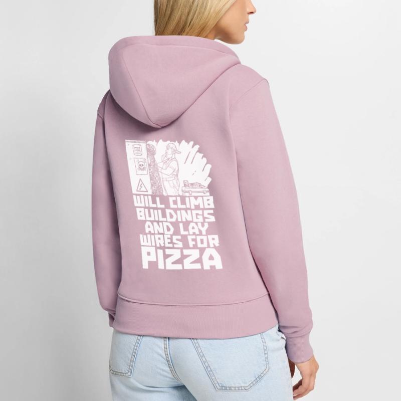Electrician Electrical Engineer Electronics Technician Women's Premium Organic Zip Hoodie
