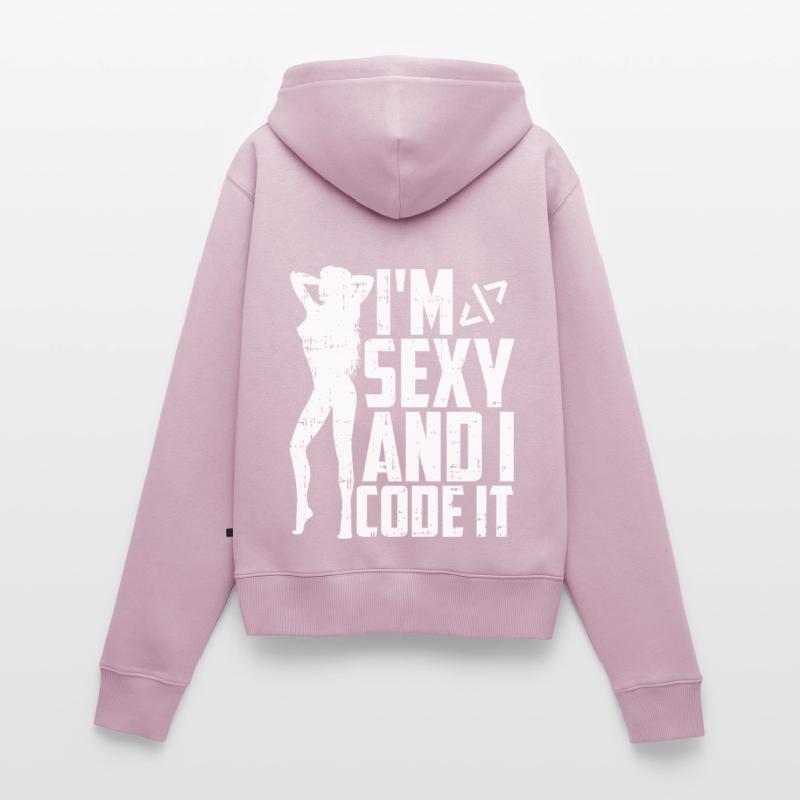 Developer Coder Programmer Sexy Women's Premium Organic Zip Hoodie