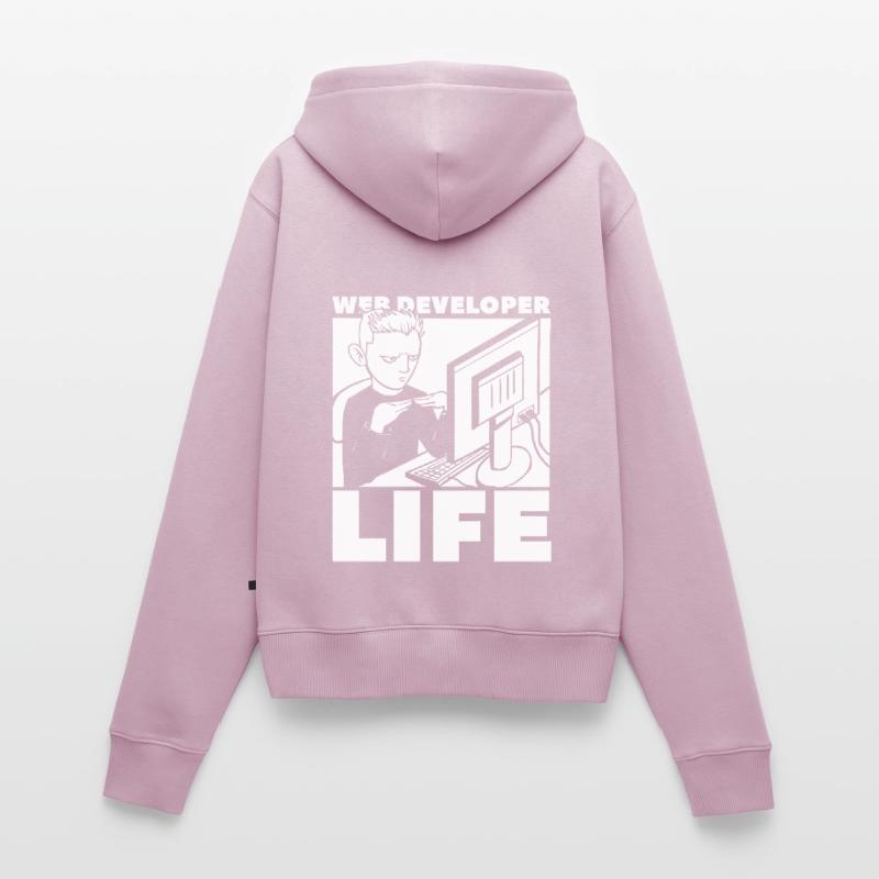 Web Developer Web Developer Life Women's Premium Organic Zip Hoodie