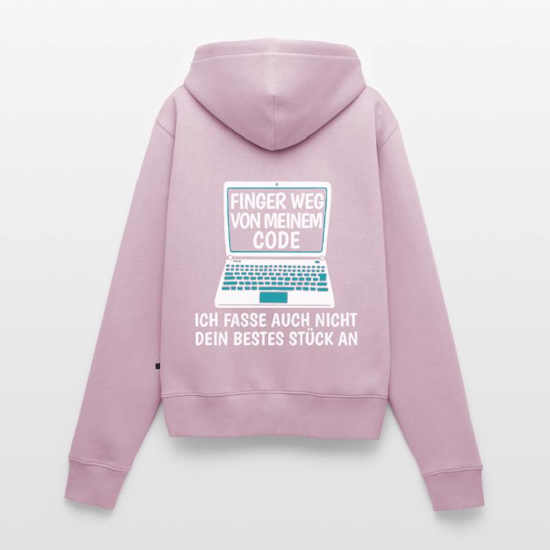 Développeur Coder Programmeur Drôle Sweat à capuche zippé Premium bio Femme