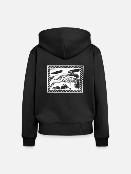 Imker Bienenzüchter - Frauen Premium Bio Zip Hoodie - Schwarz