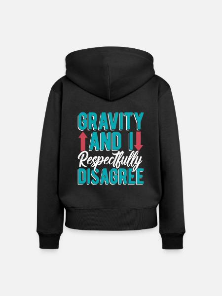 Fahrstuhl Aufzug - Frauen Premium Bio Zip Hoodie - Schwarz