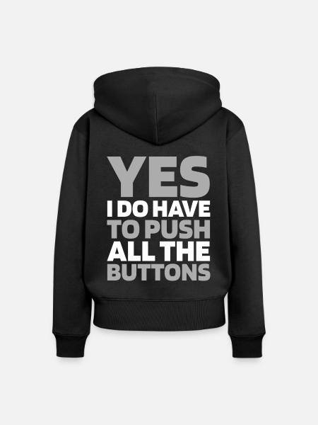 Fahrstuhl Aufzug - Frauen Premium Bio Zip Hoodie - Schwarz