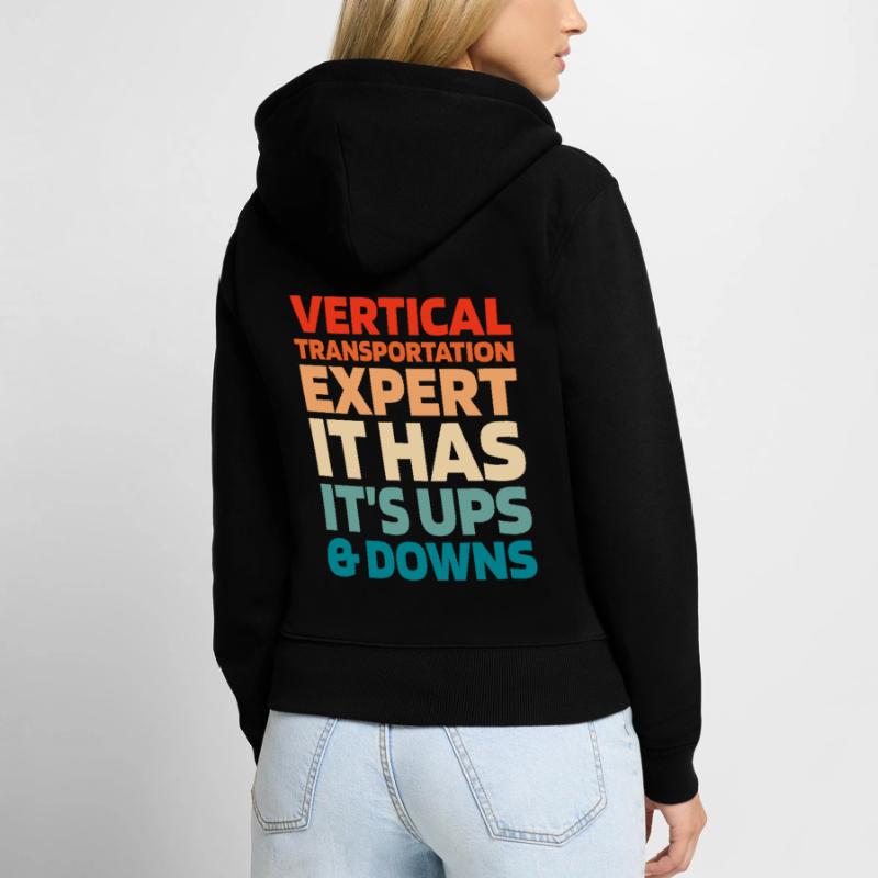Elevator Elevator Women's Premium Organic Zip Hoodie