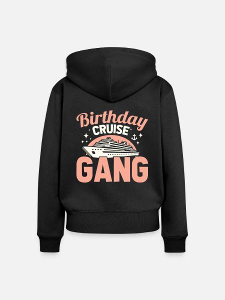Kreuzfahrt - Frauen Premium Bio Zip Hoodie - Schwarz