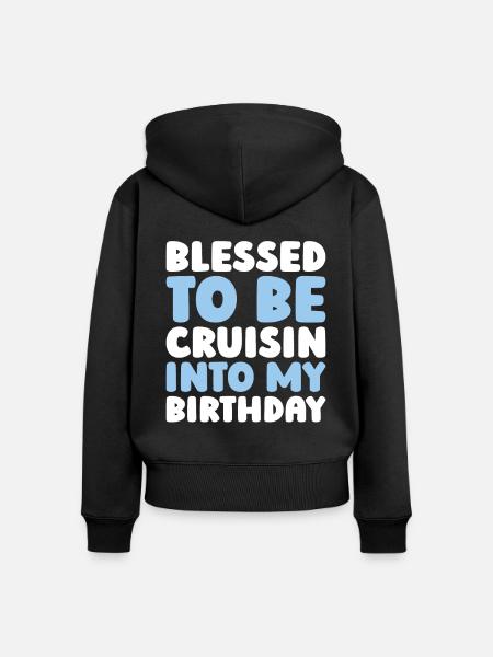 Kreuzfahrt - Frauen Premium Bio Zip Hoodie - Schwarz