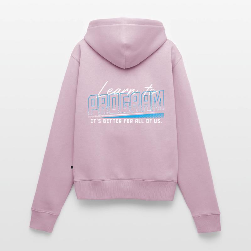 HTML Binärcode Hacking Programmierer Frauen Premium Bio Zip Hoodie