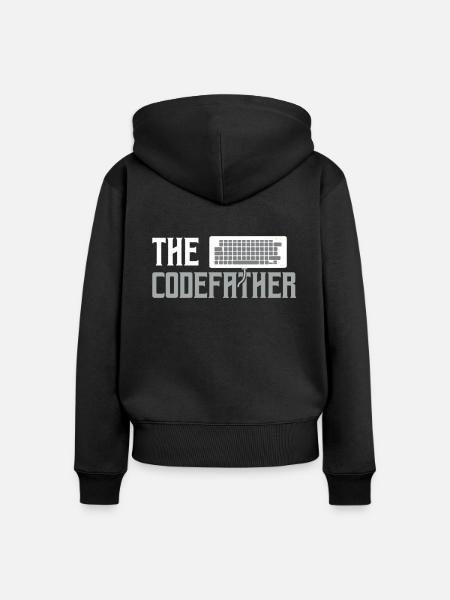 Software Programmierung Entwickler - Frauen Premium Bio Zip Hoodie - Schwarz