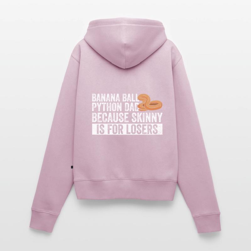 Königspython Bananenkugel Python Frauen Premium Bio Zip Hoodie